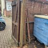Completed gate repair showing the original gate rehung onto the new wooden post, restoring support at a property in Catton Grove.