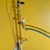 Secure under counter plumbing installation showing a new isolation valve for an outside tap on a project in Dereham Road